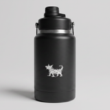 64 oz Vacuum-Insulated Stainless Steel Pet Flask | Dog Bowl (Compartment)