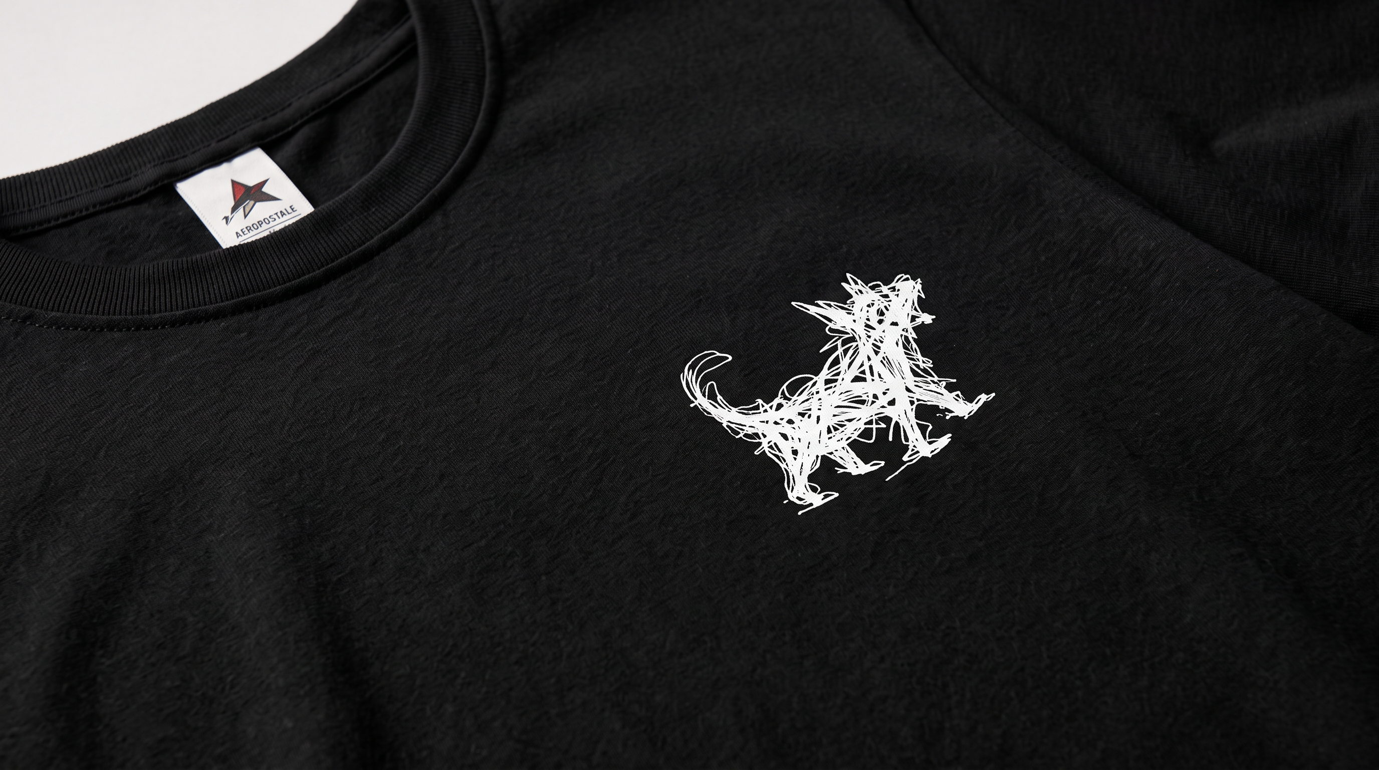 T-Shirt — Black | White Beans