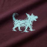T-Shirt — Oxblood | Backside Logo