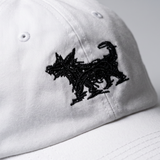 Dad Hat — On The Record (White) | Embroidered