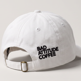 Dad Hat — On The Record (White) | Embroidered