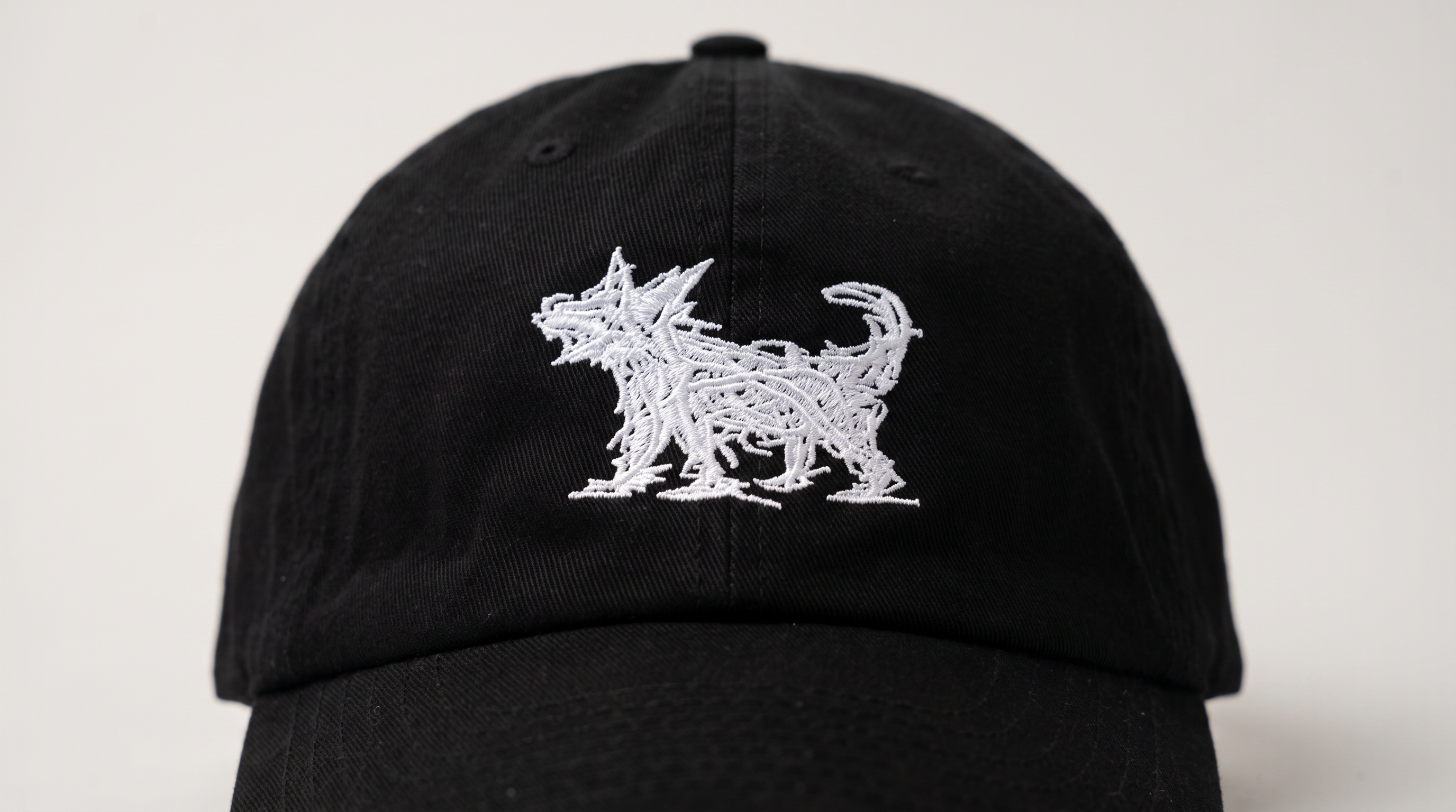 Dad Hat — On The Record (Black) | Embroidered