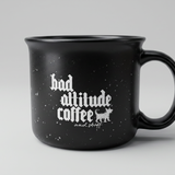 Camp Mug — Logo | Black Speckle | 15 oz | Ceramic